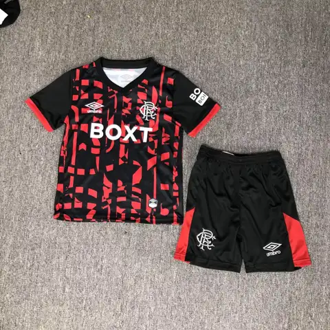 Rangers third away children's kit — 2026/27