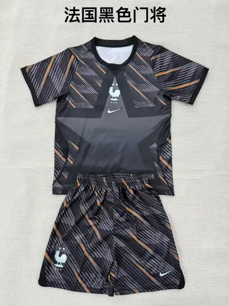 Kids France Black Goalkeeper Kit – Adult & Yout — 2026/27