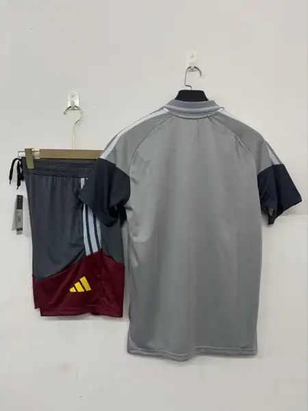 Aston Villa Dark Grey Polo Shirt Set — 2026/27