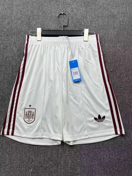 Spain away white shorts — 2026/27