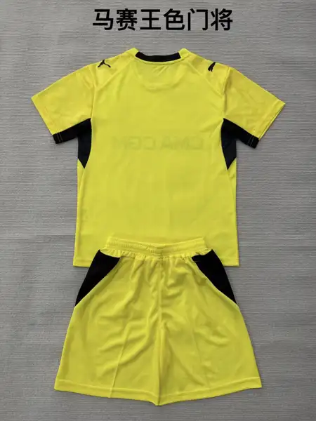 Kids Marseille Yellow Goalkeeper Adult Set, Chi — 2026/27