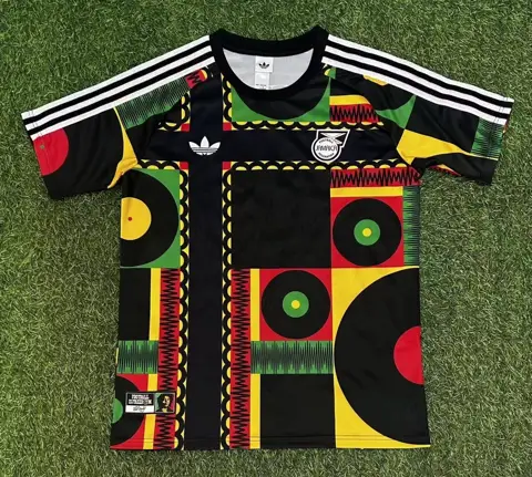 Jamaica Black Training Jersey — 2026/27