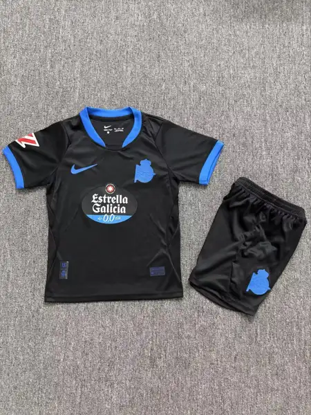 Deportivo De A Coruña away children's kit — 2026/27