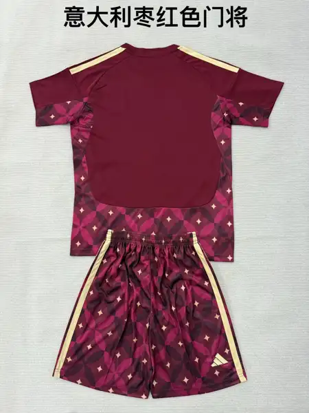 Italy Dark Red Goalkeeper Adult & Children — 2026/27