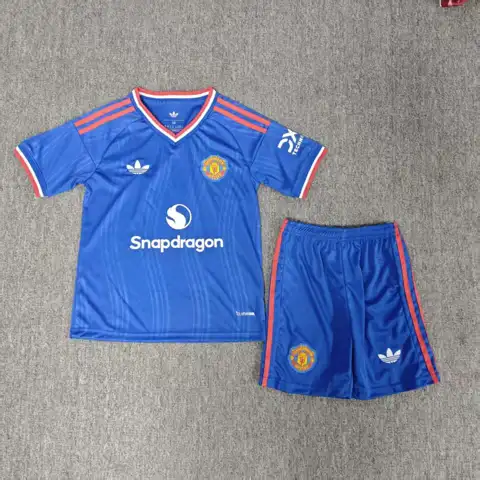 Man united away kid kits — 2026/27