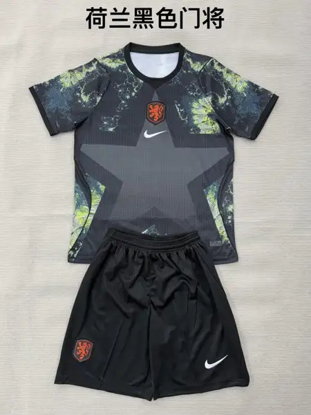Kids Holland _ Netherlands black goalkeeper adu — 2026/27