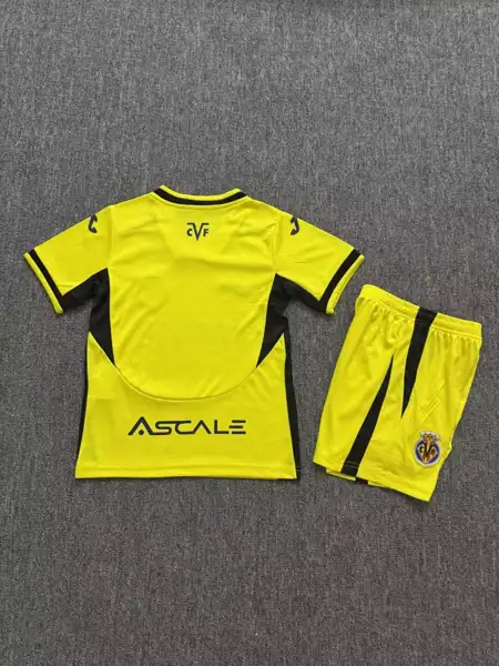 Villarreal Home kid kits — 2026/27
