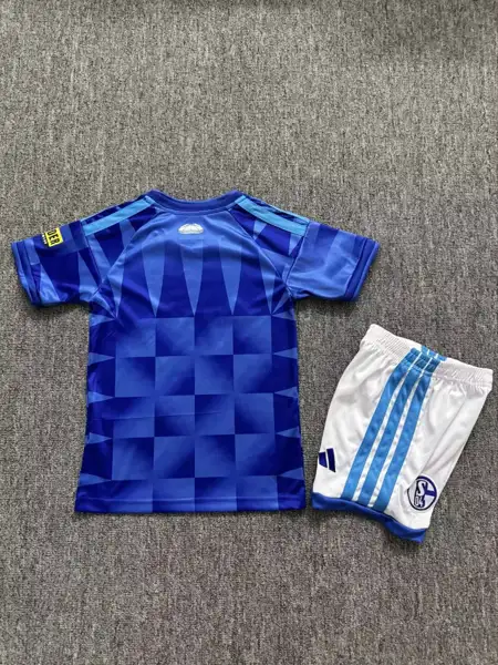 Schalke 04 home children's kit — 2026/27