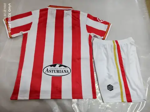 Sporting Gijon Home Children's Kit — 2026/27
