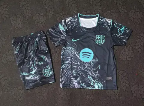 Barcelona black kid kits — 2026/27