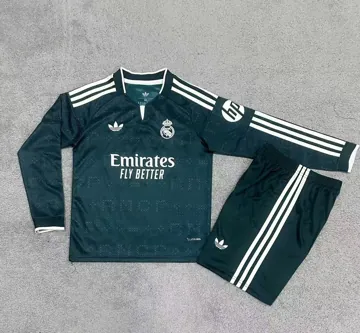 ريال مدريد 26/27 الاحتياطي Long Sleeve طقم أطفال