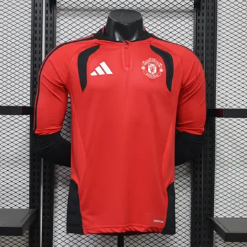 مانشستر يونايتد 26/27 Red طقم تدريب بسحاب نصفي
