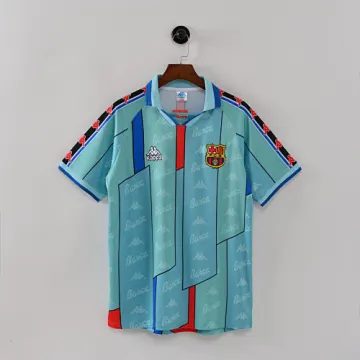 برشلونة 96-97 الاحتياطي Retro-style jersey