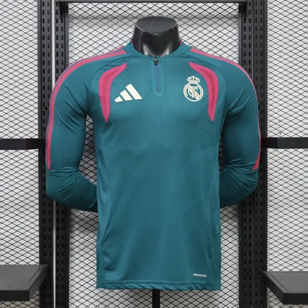 Real Madrid 26/27 Green Half Zip Training Set