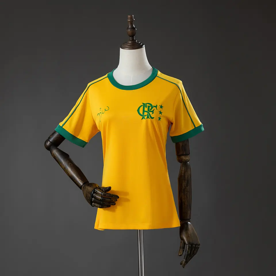 Flamengo Flamengo 26/27 Zico Signature World Cup Version Yellow Womens Jersey 2026/27
