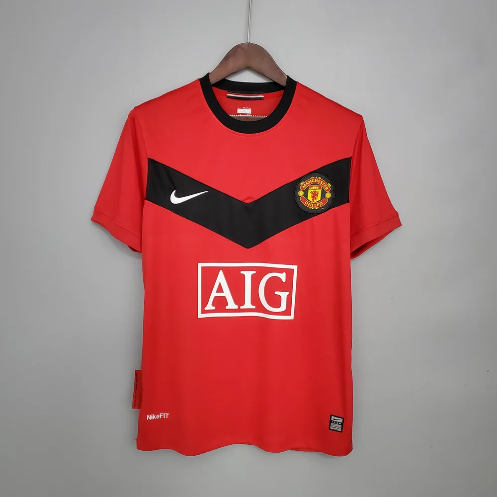 Manchester United 2009/2010 Retro Manchester United Local Camiseta de fútbol 2009/2010