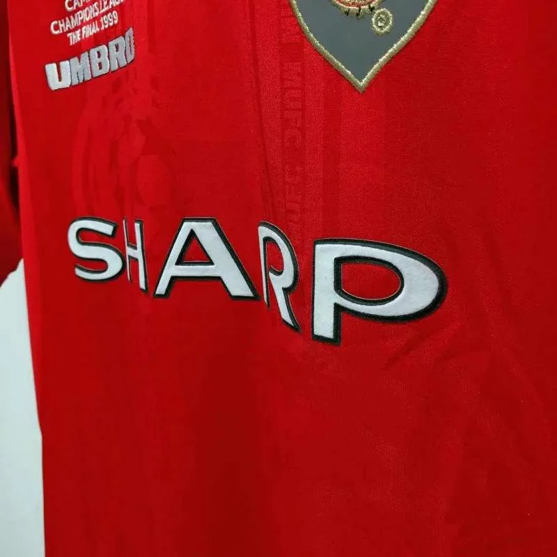 Manchester United 1999/2000 Retro Manchester United Home Football Shirt 1999/2000 — 5