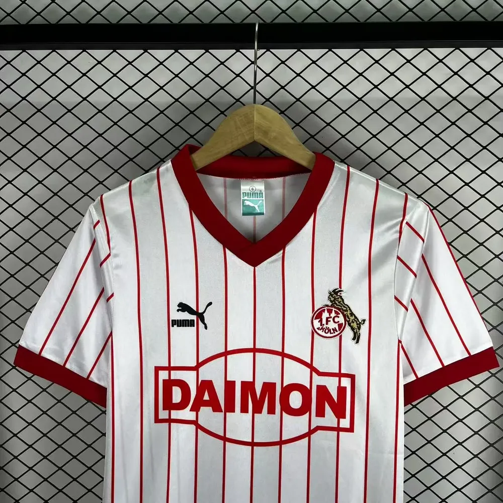 FC Köln 1985/1986 Retro FC Köln Home Football Jersey 1985/1986 — 3