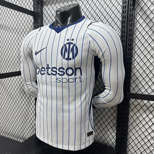 Inter Milan 2026/2027 Long Sleeves Player Version Inter Milan Away Football Jersey1:1 Quality Thai 2026/27 — 4