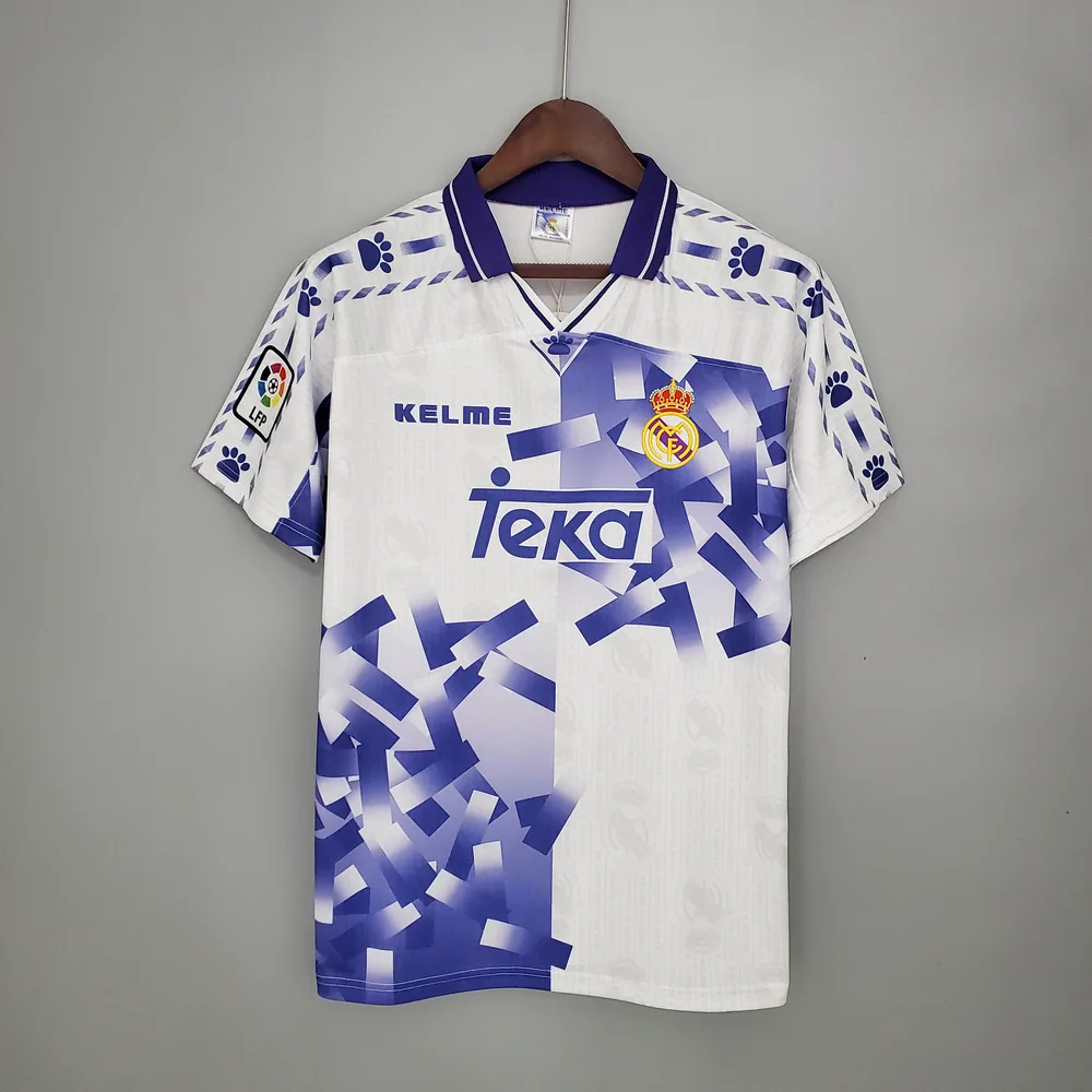 Real Madrid 1996/1997 Retro Real Madrid Tercera Visitante Camiseta de fútbol 1996/1997