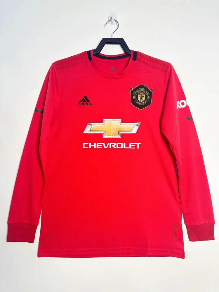 Manchester United 2019-2020 Retro Manga larga Manchester United Local Camiseta de fútbol 2019/2020