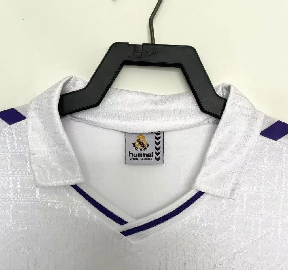 Real Madrid 1988-1990 Retro Real Madrid Local Camiseta de fútbol 1988/1990 — 3