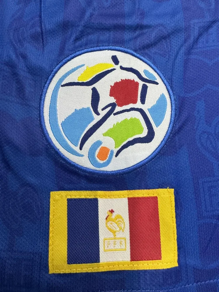 France 1996 Retro France Home Football Shirt 1996 — 5