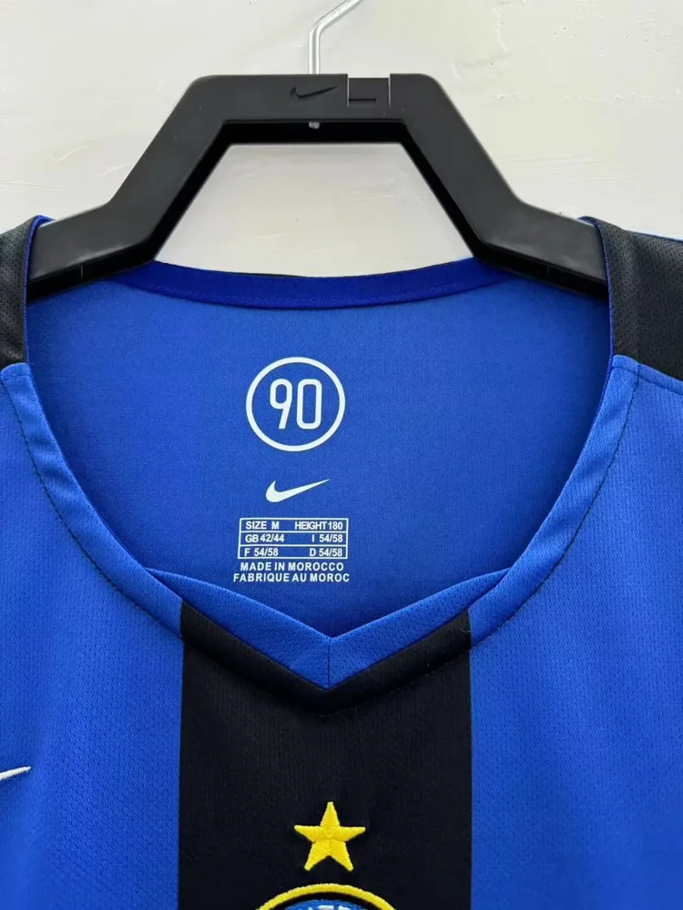 Inter Milan 2004/2005 Retro Inter Milan Local Camiseta de fútbol 2004/2005 — 5