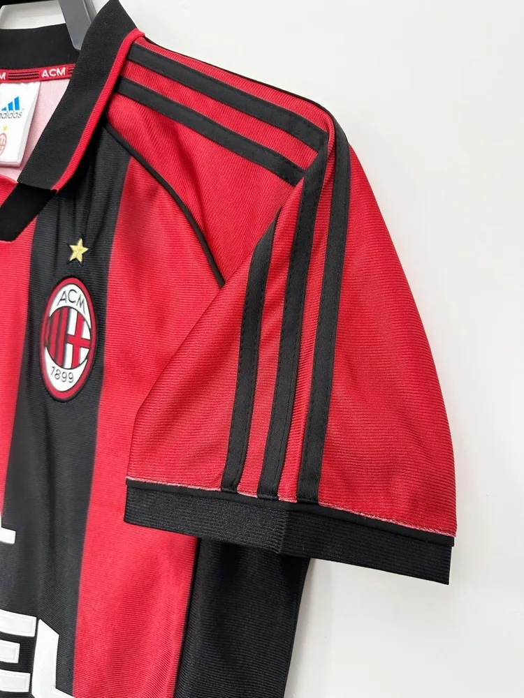 AC Milan 1998-1999 Retro AC Milan Tercera Local Camiseta de fútbol 1998/1999 — 6