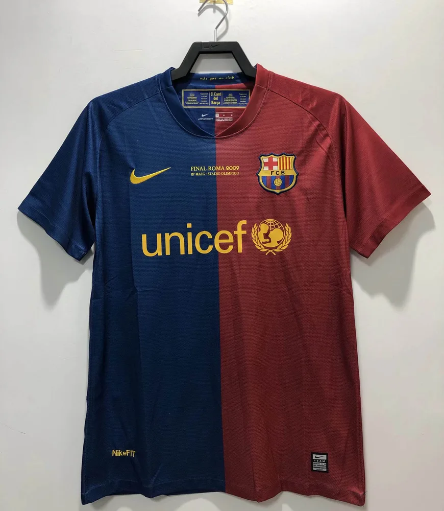 Barcelona 2008/2009 Retro Barcelona Camiseta de fútbol Local Champions League 2008/2009