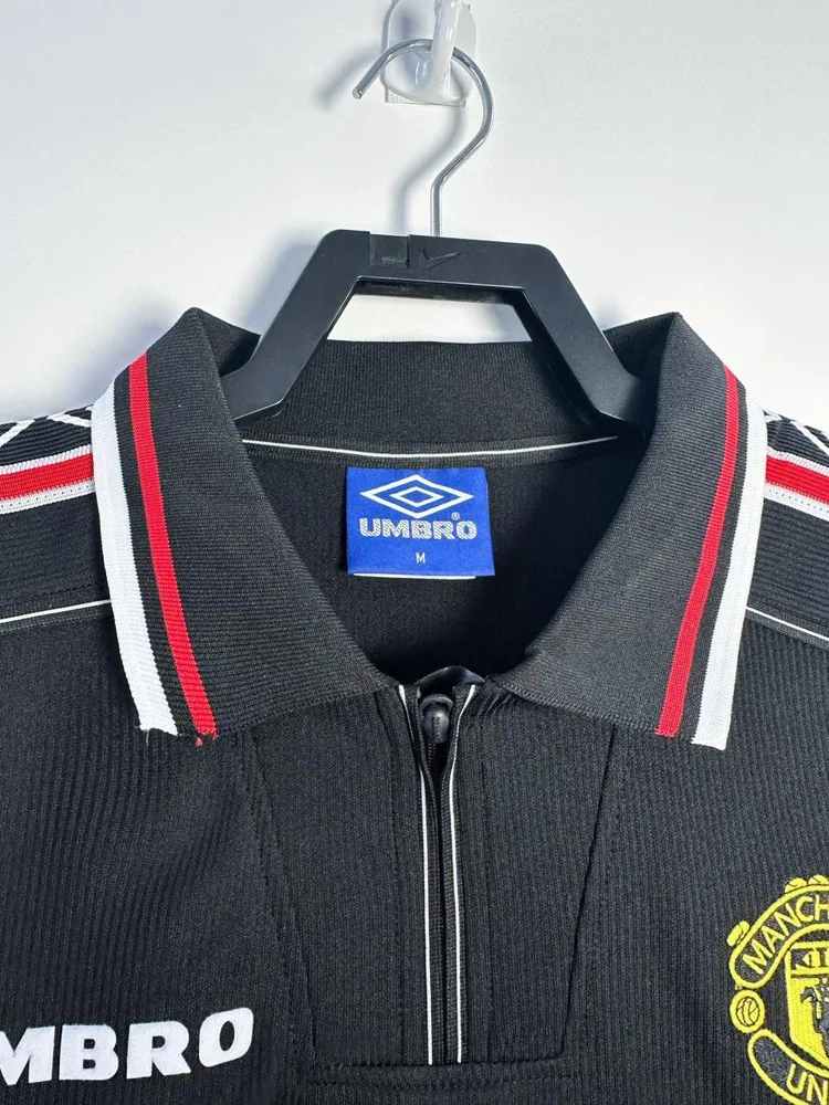 Manchester United 1998-1999 Retro Manga larga Manchester United Visitante Camiseta de fútbol 1998/1999 — 3