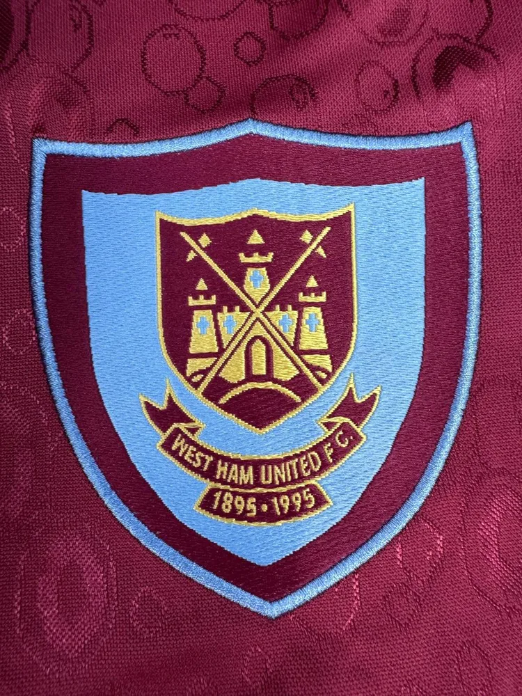 West Ham 1995-1997 Retro West Ham United Football Shirt Home 1995/1997 — 7