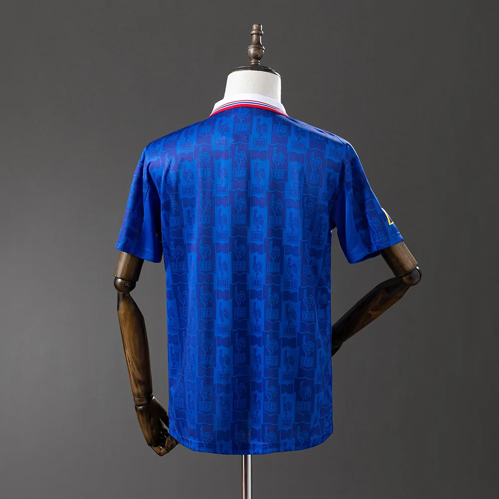 France 1996 Retro France Home Jersey 1996 — 2