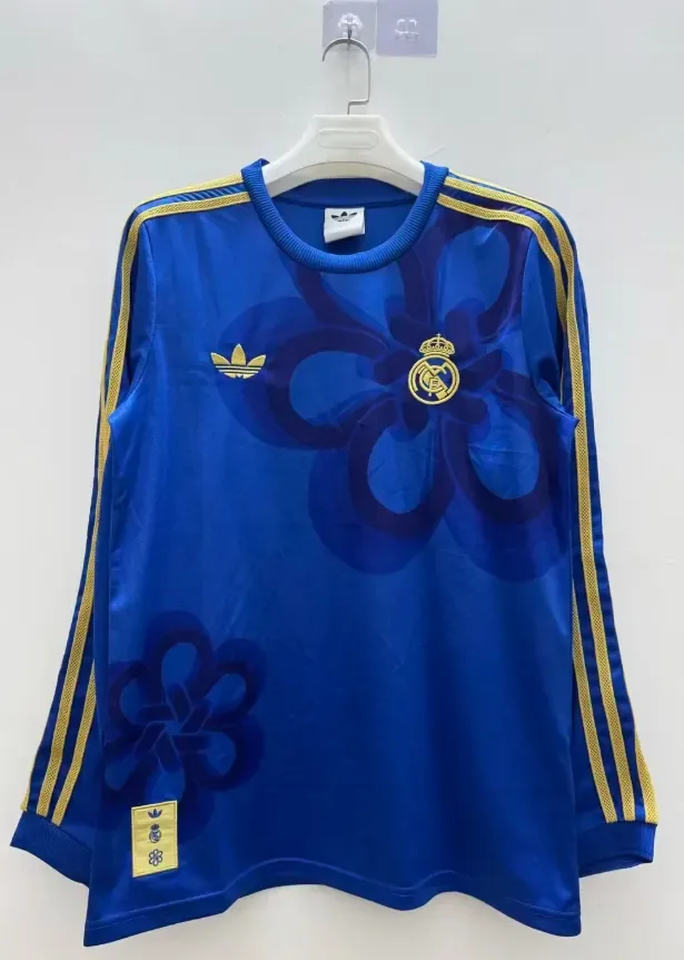 Real Madrid 2026/2027 Long Sleeve Real Madrid Training Suit Football Jersey 2026/27