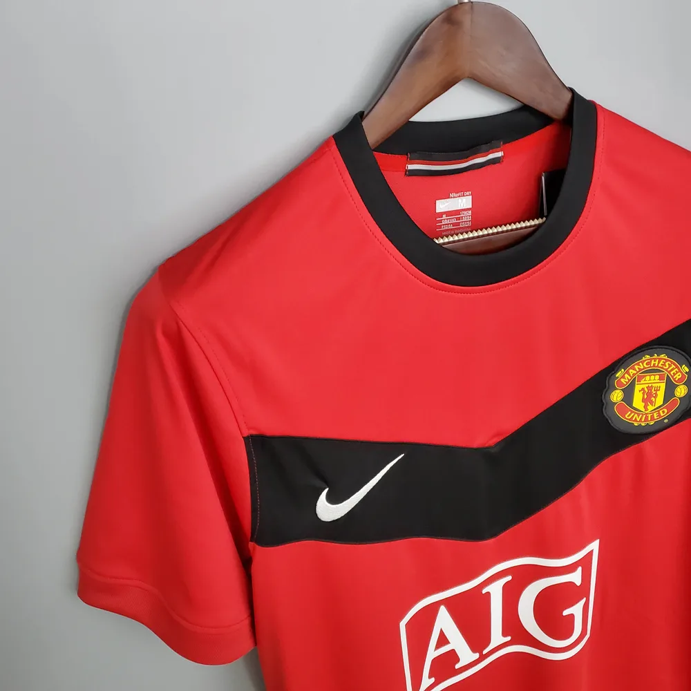 Manchester United 2009/2010 Retro Manchester United Local Camiseta de fútbol 2009/2010 — 6