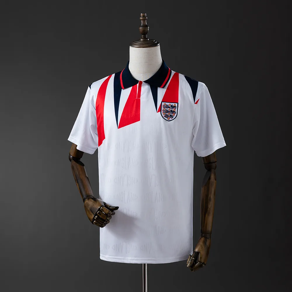 England 1992 Retro England Local Camiseta de fútbol 1992