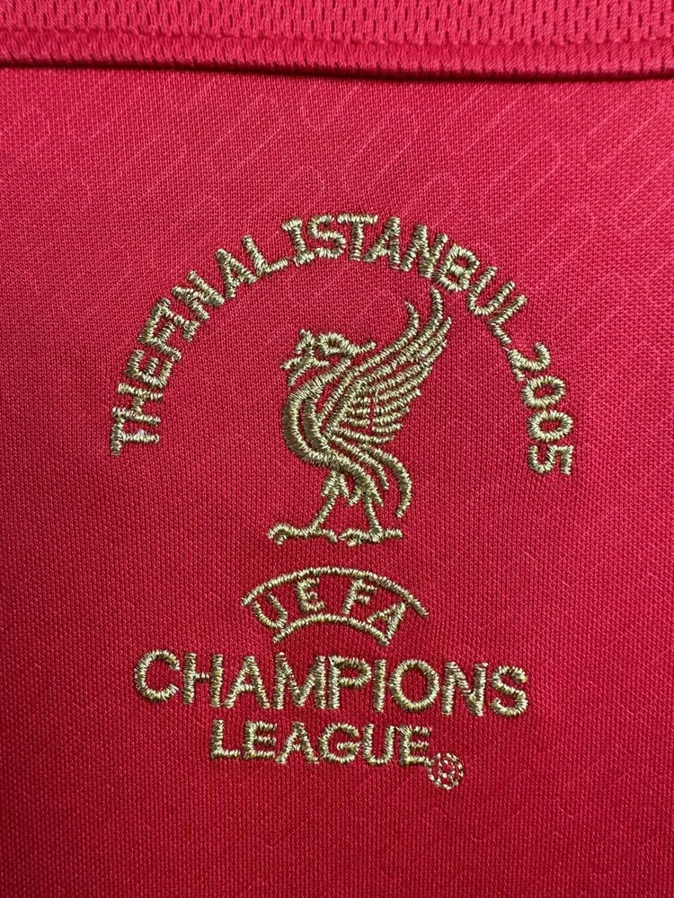 Liverpool 2004/2005 Retro Liverpool FC Home Football Jersey Long Sleeve 2004/2005 — 5
