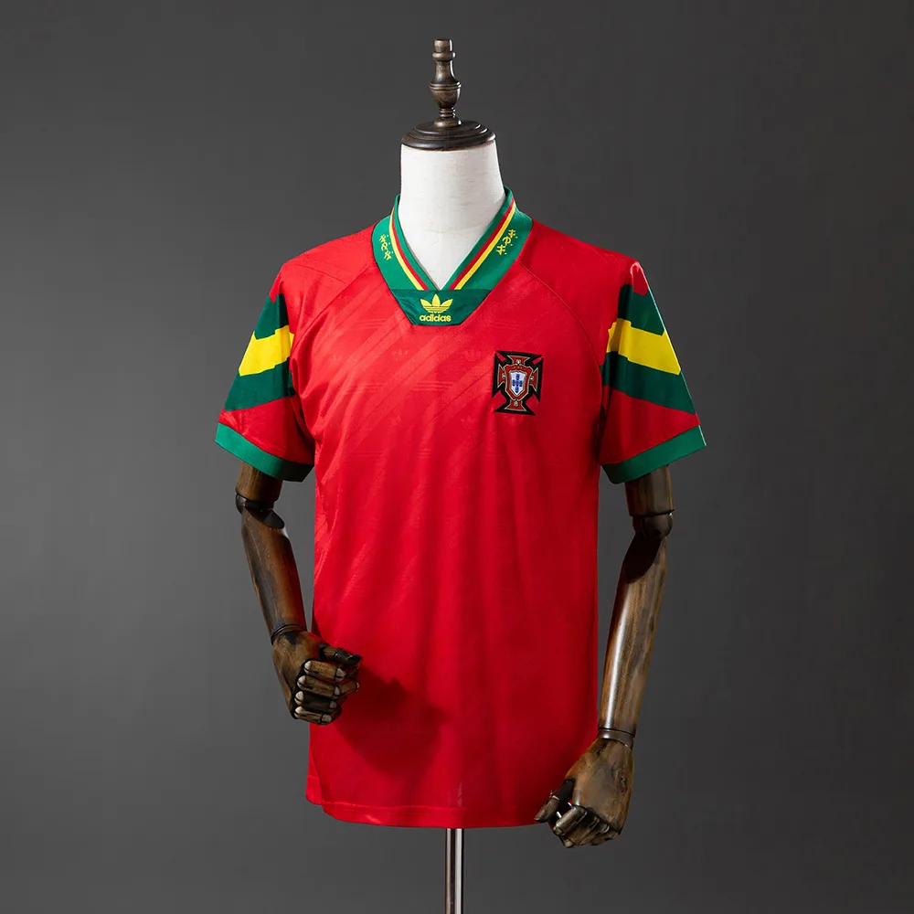 Portugal 1992 Retro Portugal Local Jersey 1992