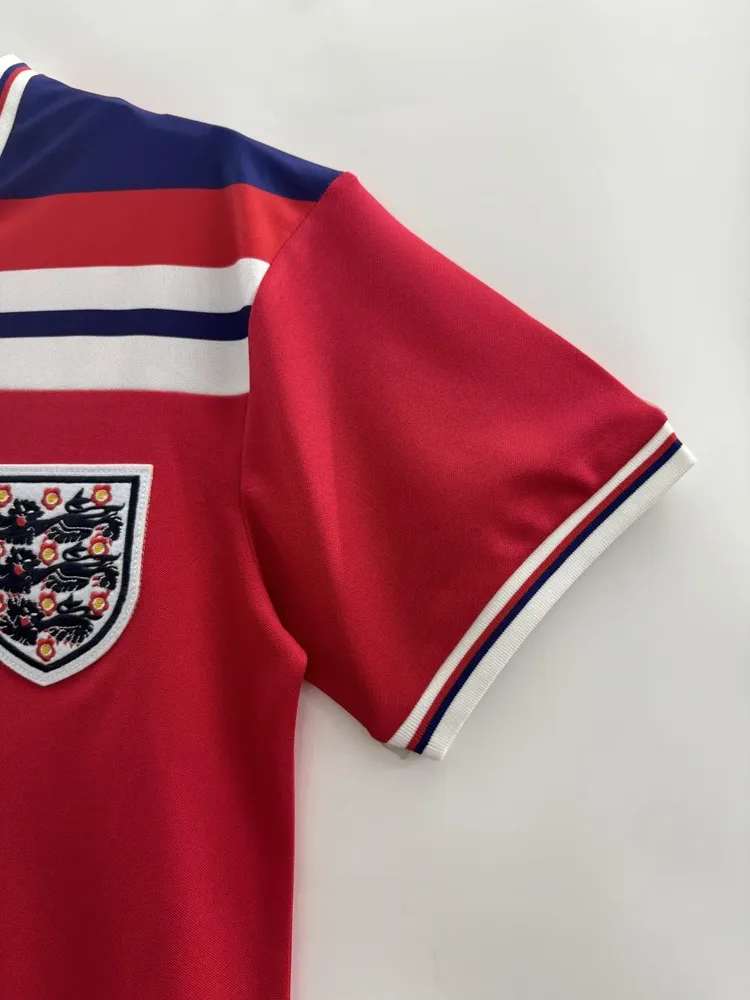 England 1982 Retro England Away Soccer Jersey 1982 — 3
