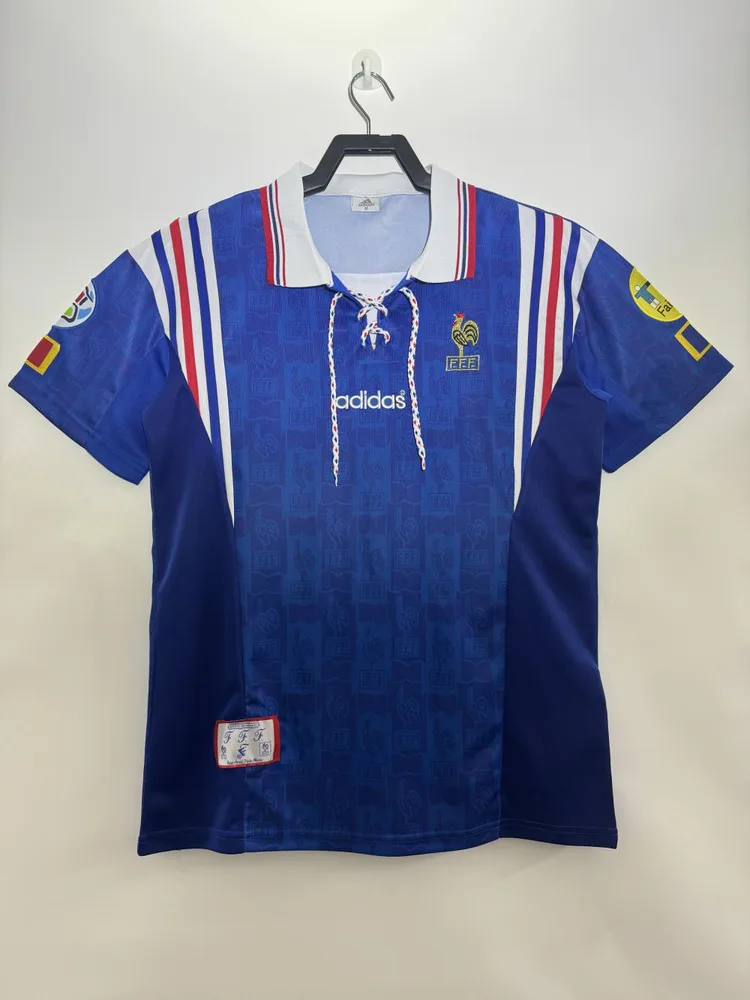 France 1996 Retro France Local Camiseta de fútbol 1996