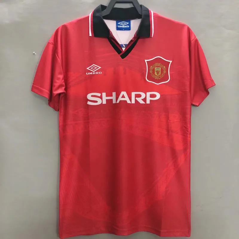 Manchester United 1994-1996 Retro Manchester United Local Camiseta de fútbol 1994/1996