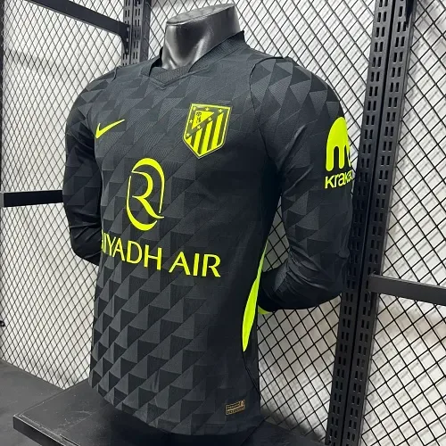 Atlético Madrid 2026/2027 Long Sleeve Player Version Atletico Madrid Away Football Jersey 2026/27 — 4