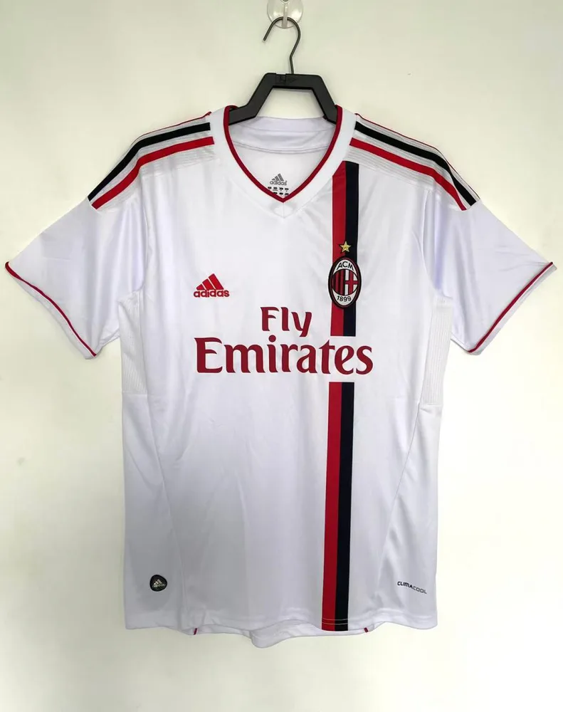 AC Milan 2011/2012 Retro AC Milan Visitante Camiseta de fútbol 2011/2012