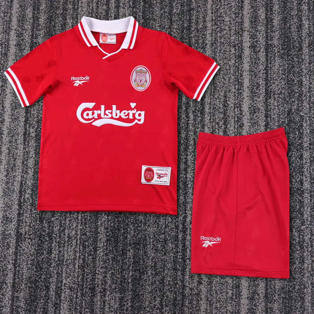 Liverpool 1996-1997 Retro Liverpool Local Camiseta de fútbol Talla infantil 1996/1997