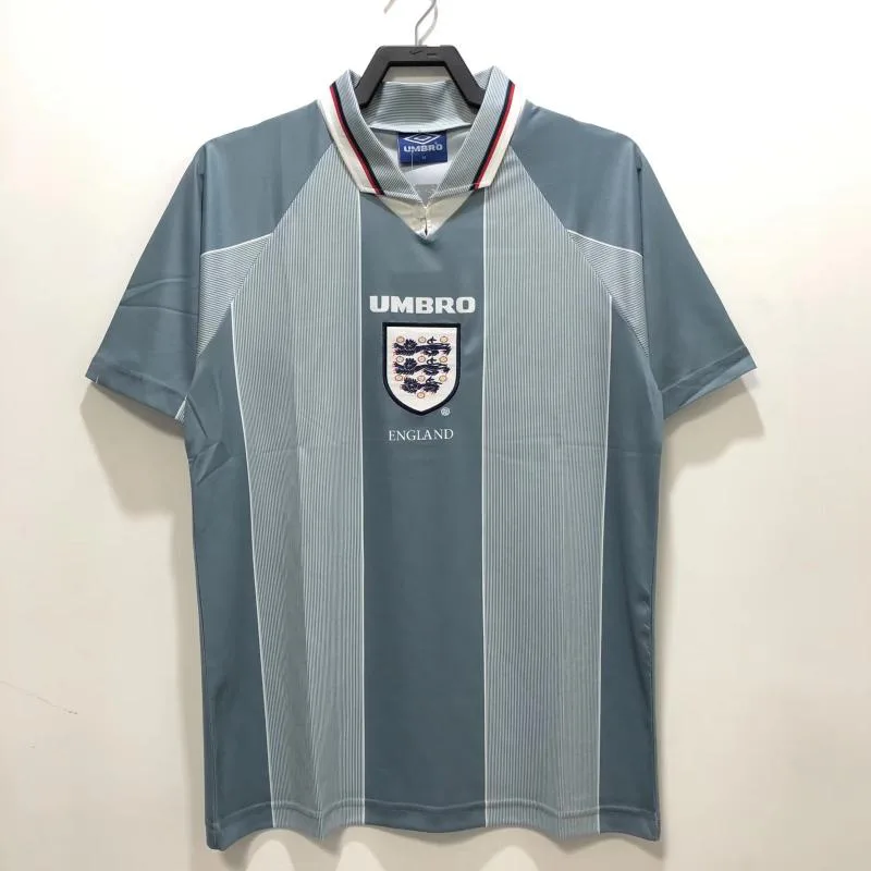 England 1996 Retro England Visitante Camiseta de fútbol 1996