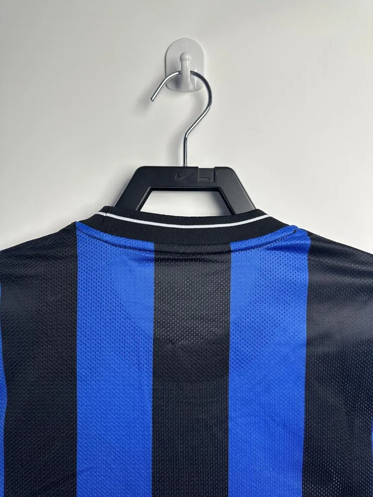 Inter Milan 2009/2010 Retro Long Sleeve Inter Milan Home Football Jersey 2009/2010 — 3
