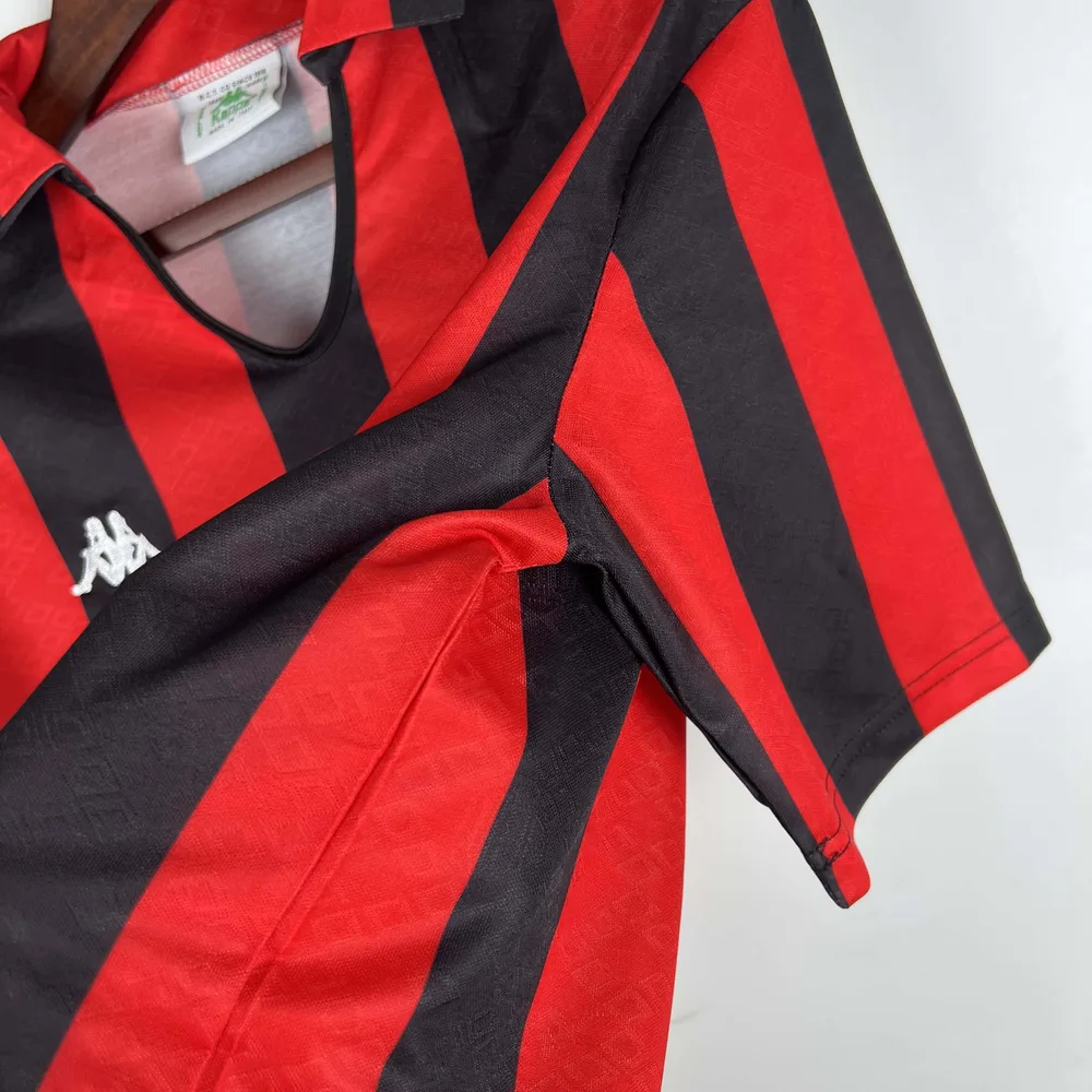 AC Milan 1989/1990 Retro AC Milan Home Football Shirt 1989/1990 — 8