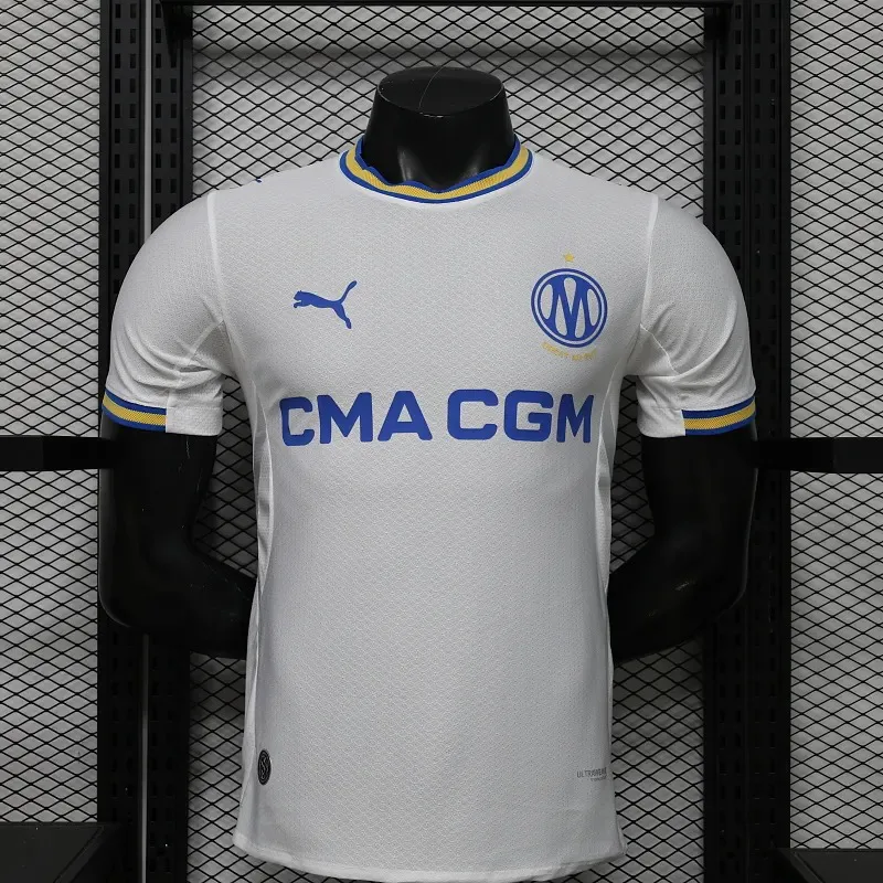 Marseille 2026/2027 Player Version Olympique de Marseille Home Football Jersey 2026/27