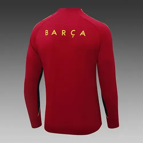 Barcelona 2026/2027 Barcelona Half-Pull Training Red Camiseta de fútbol Set 2026/27 — 5