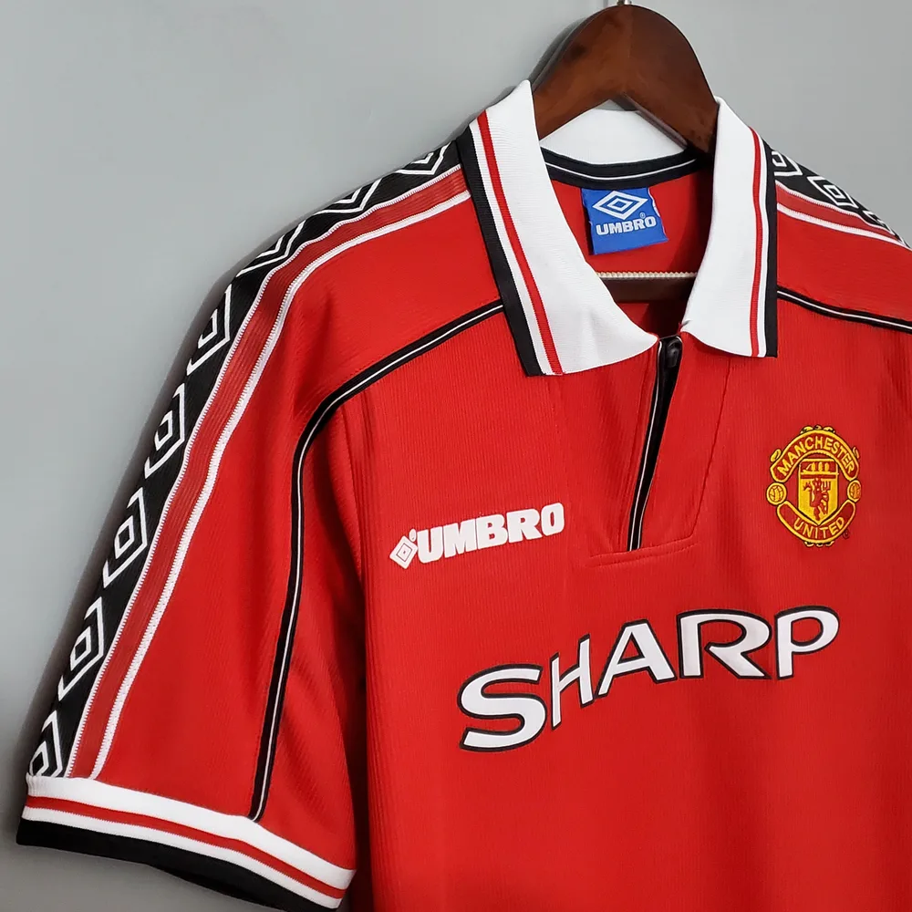 Manchester United 1998/1999 Retro Manchester United Home Football Shirt 1998/1999 — 6